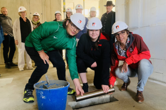 Grundsteinlegung der neuen Felsenstein-Schule in Langweid